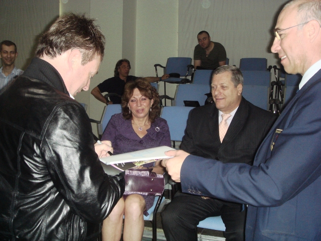 Джимми Уайт на финале Чемпионата Европы по снукеру в Бхаресте